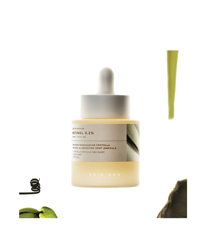Skin1004 Centella Retinol 0.2 Boosting Shot Ampoule A Firming Elasticity Ampoule Korean Skincare 30ml / 1.01 fl. oz.