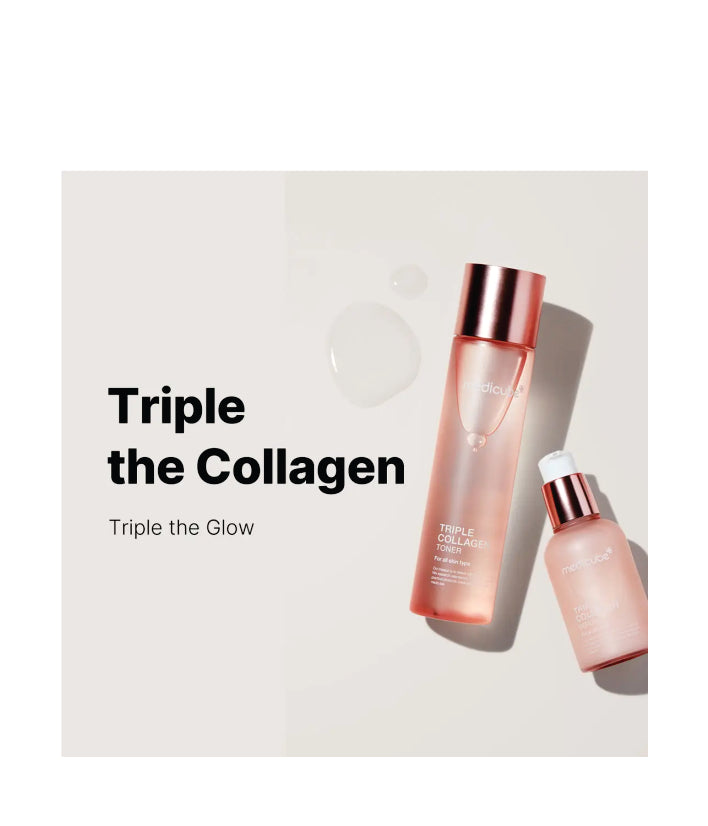 Medicube Triple Collagen Toner 4.0 Korean Skincare 143ml / 4.73 fl. oz.