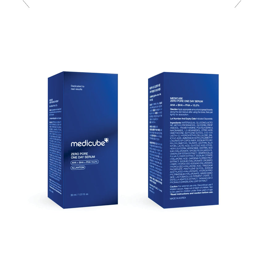 Medicube Zero Pore One Day Serum Korean skincare 30ml / 1.01 fl. oz.