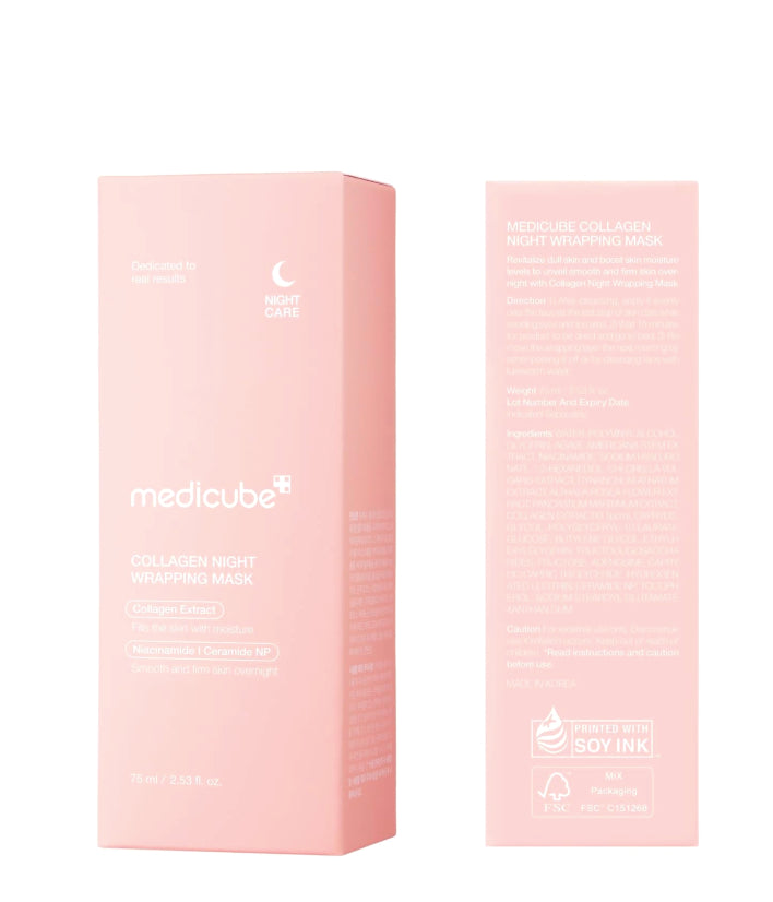 Medicube Collagen Night Wrapping Mask Korean skincare 75 ml / 2.53 fl. oz.