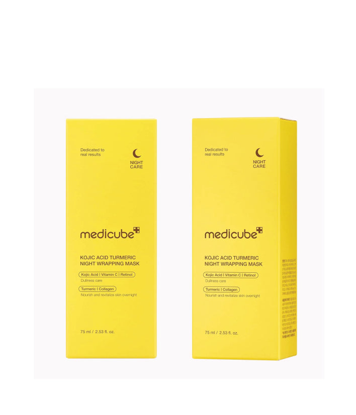 Medicube Kojic Acid Turmeric Overnight Wrapping Mask korean skincare 75ml / 2.53 fl. oz.