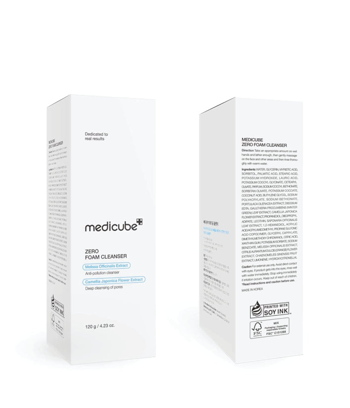 Medicube Zero Foam Cleanser Korean skincare 120g / 4.23  oz.