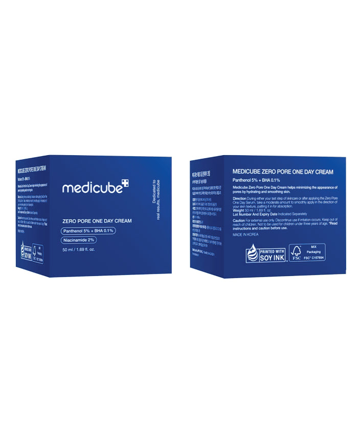 Medicube, Zero Pore One Day Cream, Korean skincare  1.69 fl oz (50 ml)