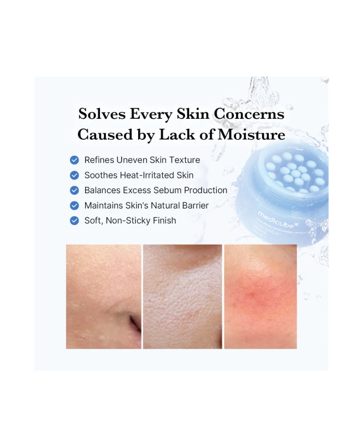 Medicube Hyaluronic Acid Capsule Cream Korean skincare 55g / 1.94 oz.