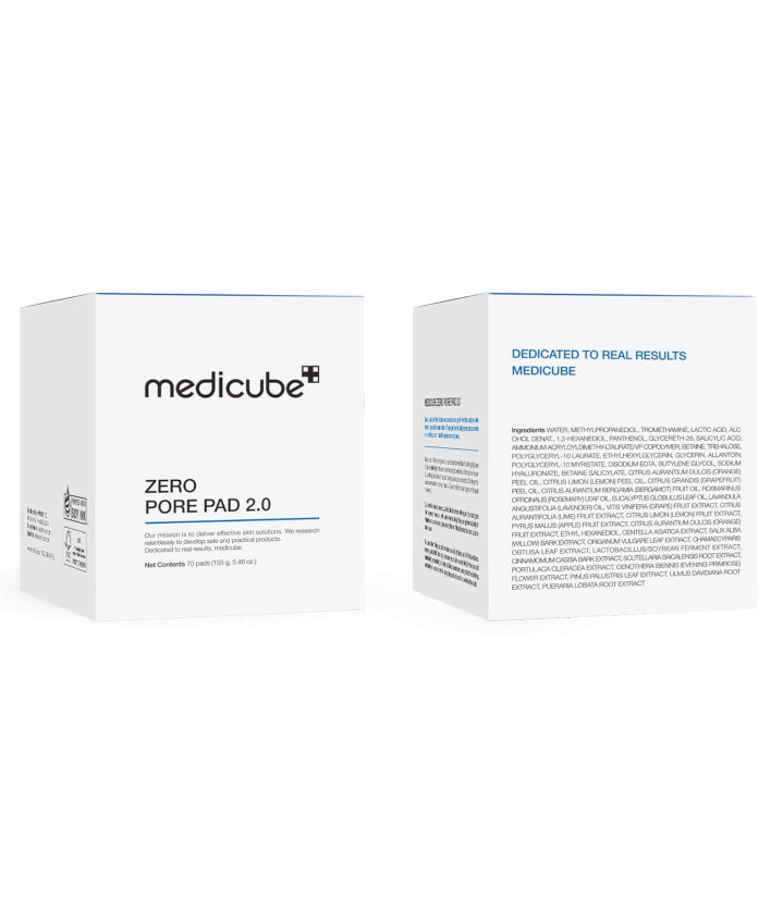 Medicube Zero Pore Pad 2.0 Korean skincare 155g / 5.46 oz. (70 Pads)
