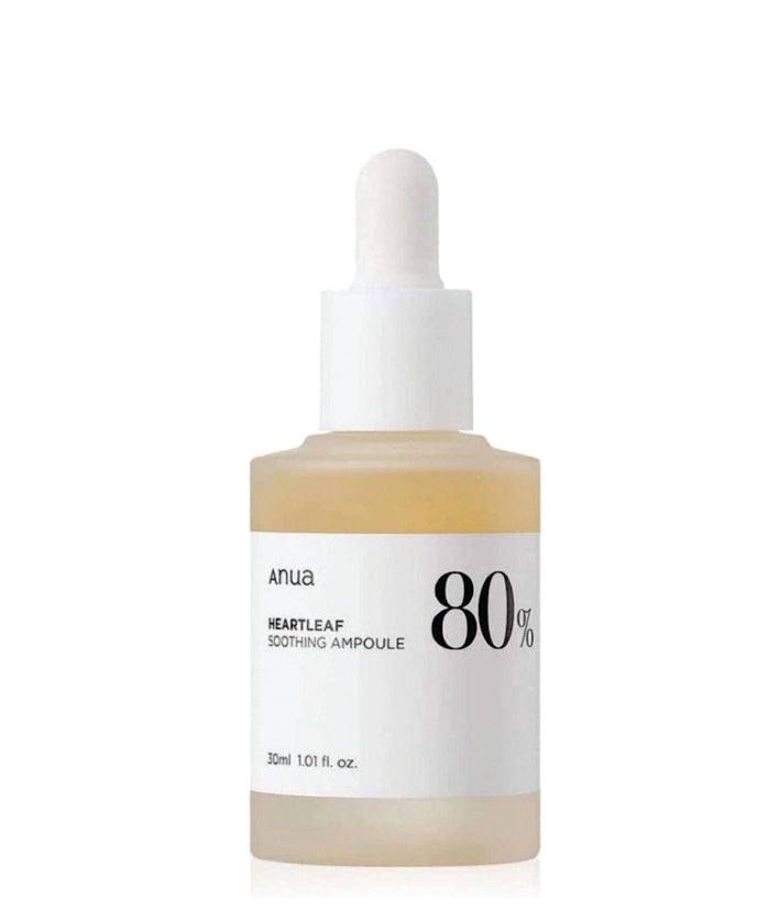 Anua Heartleaf 80% Moisture Soothing Ampoule Korean Skincare 30ml / 1.01 f;. oz.