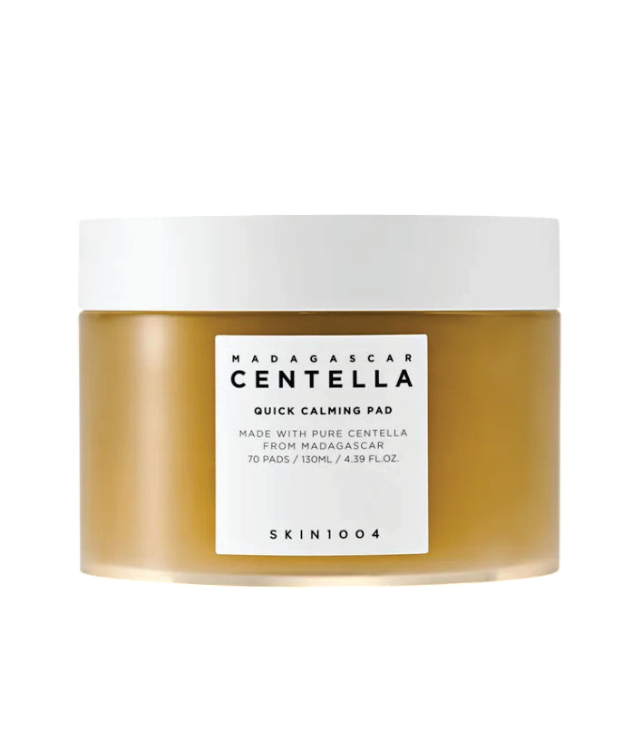 Skin1004 Centella Quick Calming Pad Instant Soothing Essence Toner Pad Korean Skincare 70 Pads 120ml / 4.39 fl. oz.