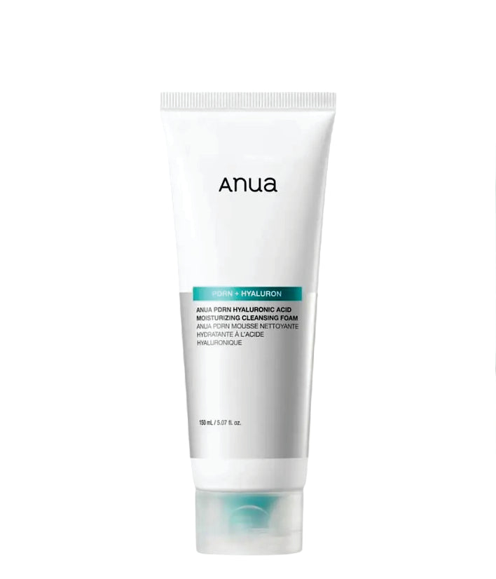 Anua PDRN Hyaluronic Acid Moisturizing Cleansing Foam Korean Skin Care 150ml / 5.07 fl. oz.