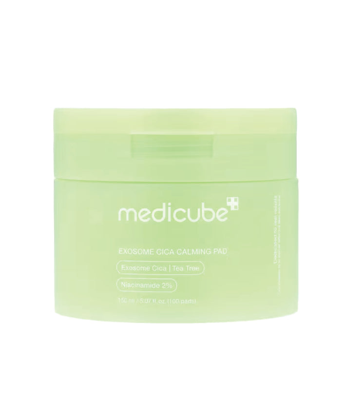 Medicube, Exosome Cica Calming Toner  Pad, 100 Pads, Korean skincare 5.07 fl oz (150 ml)