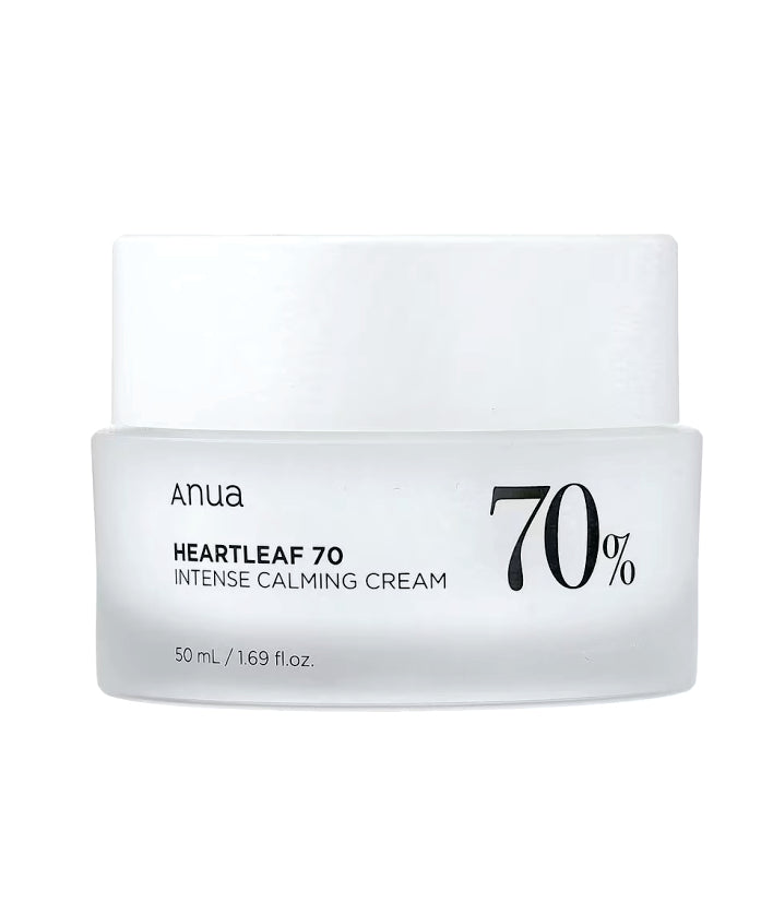 Anua Heartleaf 70% Intense Calming Cream Korean Skincare 50ml / 1.69 fl. oz.