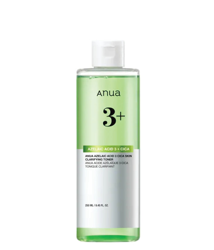 Anua Azelaic 3 Cica Skin Clarifying Toner Korean Skincare 250ml / 8.45 fl. oz.