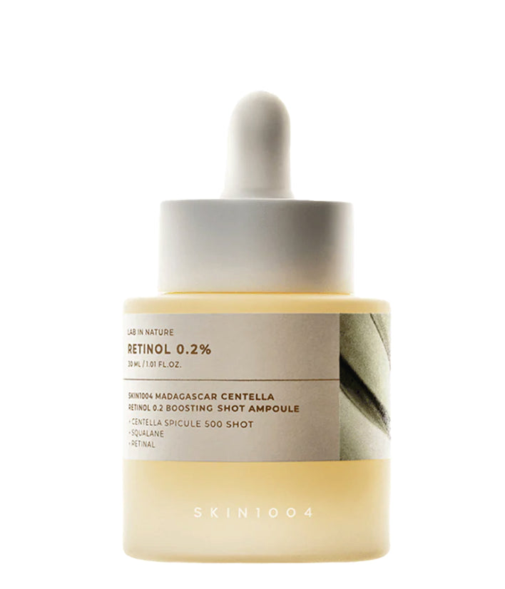 Skin1004 Centella Retinol 0.2 Boosting Shot Ampoule A Firming Elasticity Ampoule Korean Skincare 30ml / 1.01 fl. oz.