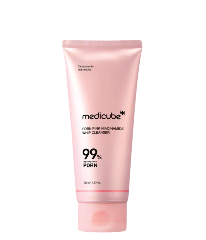 Medicube PDRN Pink Niacinamide Whip Cleanser Korean skincare 120g / 4.23 oz.