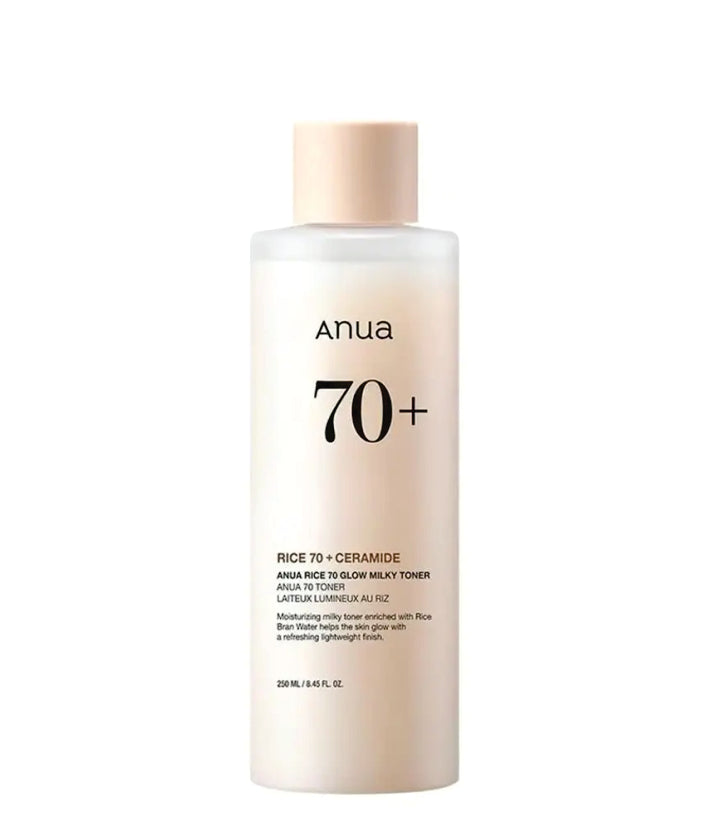 Anua Rice 70 Glow Milky Toner Korean Skincare 250ml / 8.45 fl. oz.