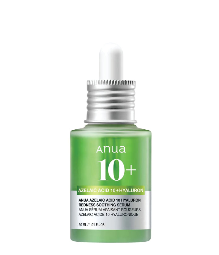 Anua Azelaic Acid 10 Hyaluron Redness Soothing Serum Korean Skincare 30ml / 1.01 fl. oz.