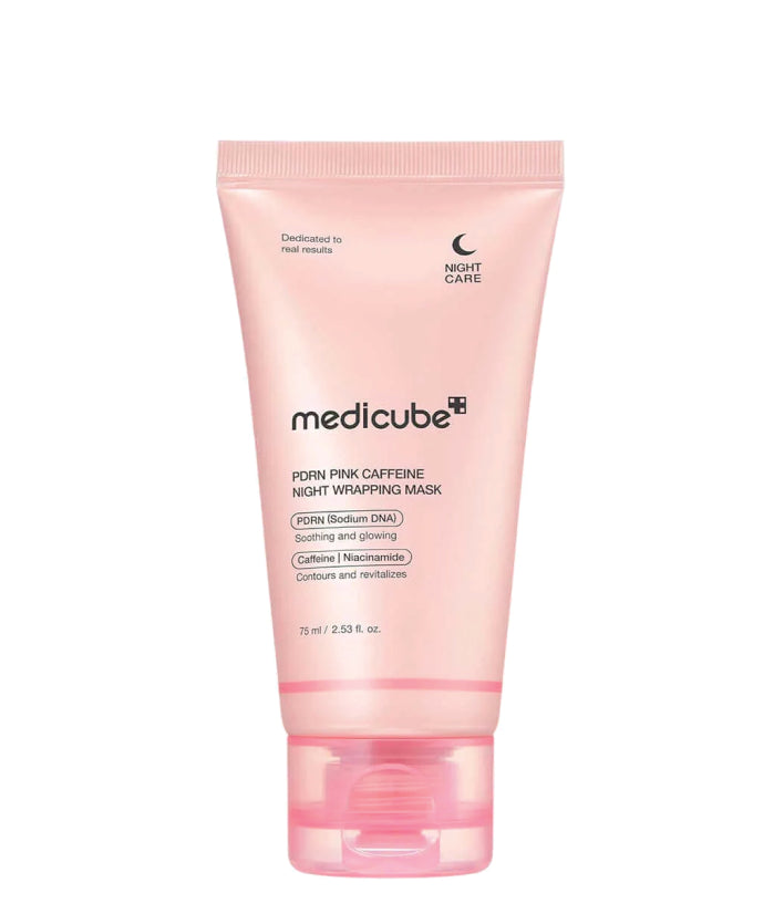 Madicube PDRN Pink Caffeine Overnight Wrapping Mask korean skincare 75 ml / 2.53 fl. oz.