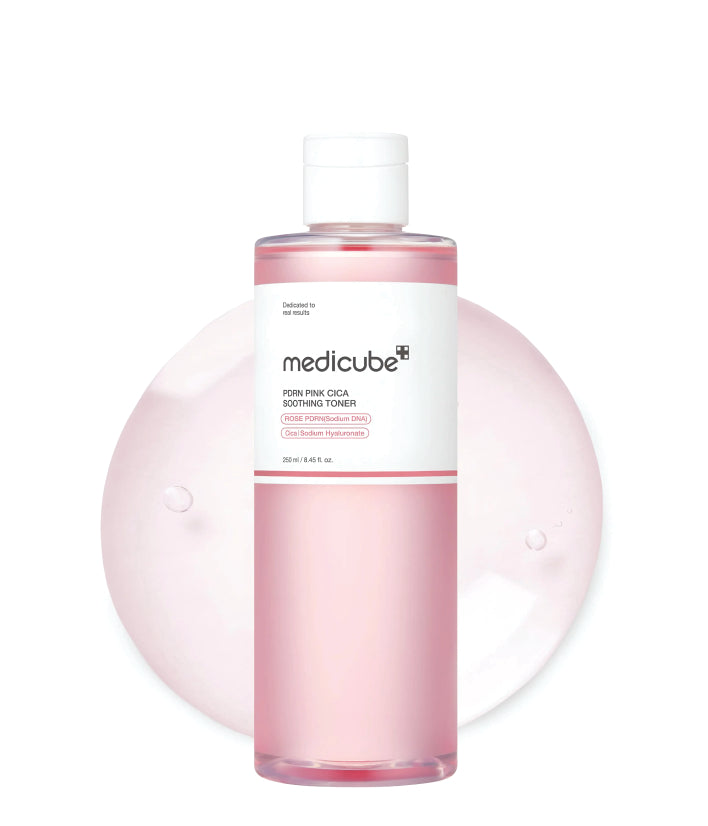 Medicube PDRN Pink Cica Shooting Toner  Peptide Toner Korean Skincare 250ml / 8.45 fl. oz.