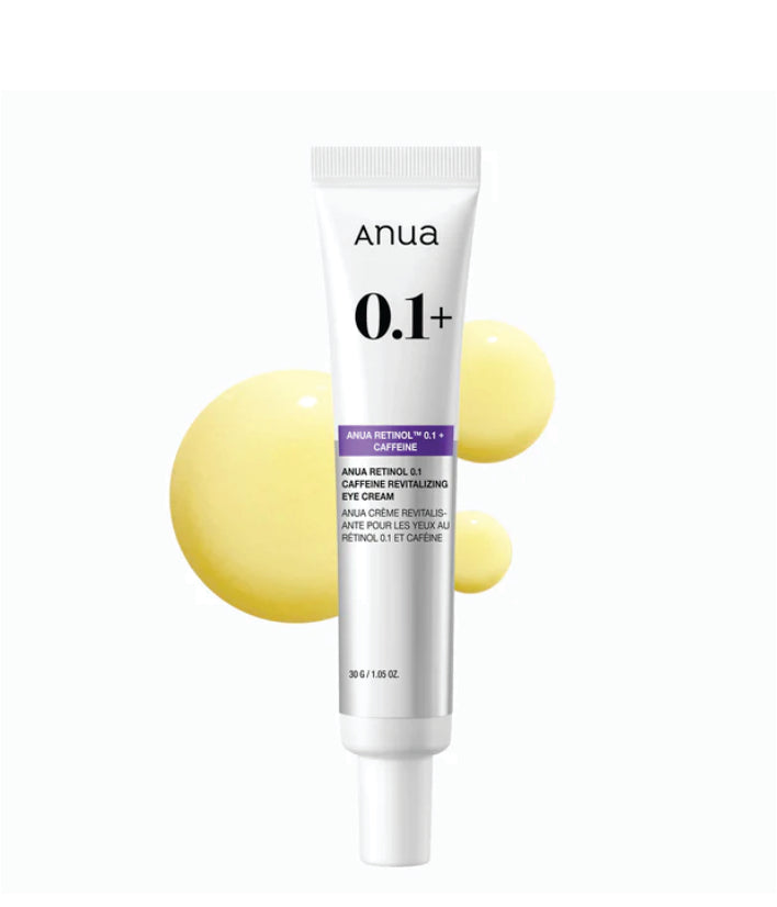 Anua Retinol 0.1 Caffeine Revitalizing Eye Cream Korean Skincare 30g / 1.05 fl. oz.