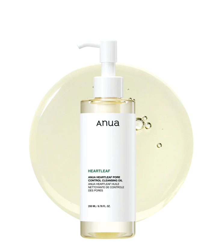 Anua Heartleaf Pore Control Cleansing Oil Korean Skincare 200ml 6.76 fl. oz.
