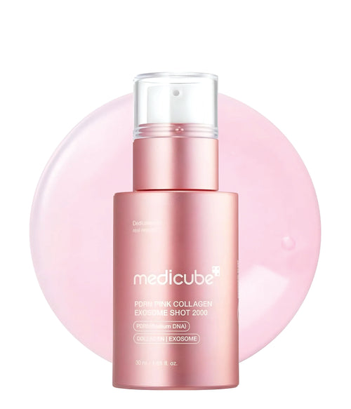 Medicube PDRN Pink Collagen Exosome Shot 2000 Korean Skincare 30ml / 1.01 fl. oz.