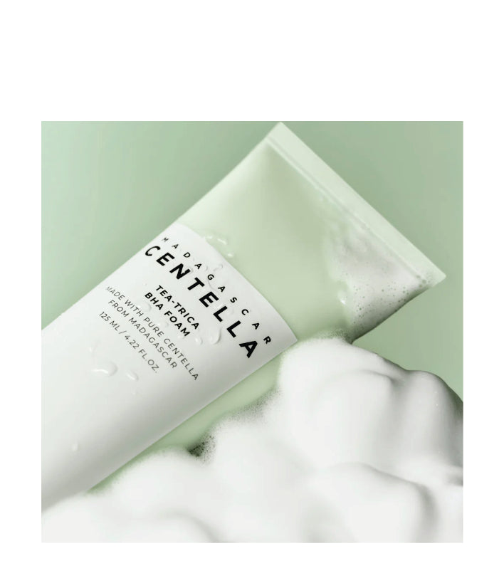 Skin1004 Centella Tea-Trica BHA Foam Acne Deep Cleansing Foam Korean Skincare 125ml / 4.22 fl. oz.
