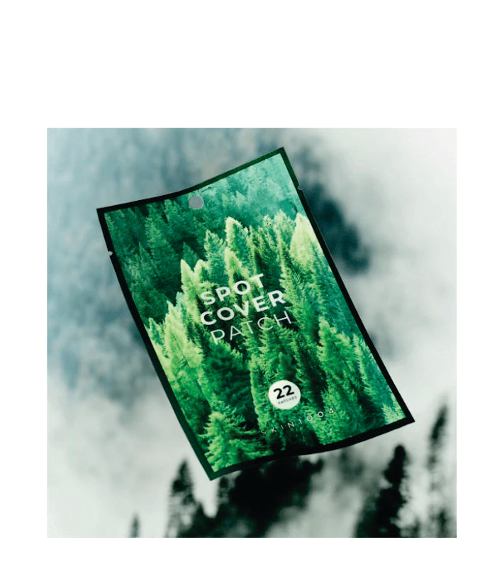 Skin1004 Centella Tea-Trica Spot Cover Patch Ultra-thin Hydrocolloid Pimple Patch Korean Skincare 1 Pack 22EA