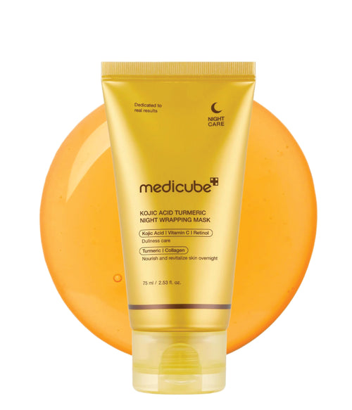 Medicube Kojic Acid Turmeric Overnight Wrapping Mask korean skincare 75ml / 2.53 fl. oz.