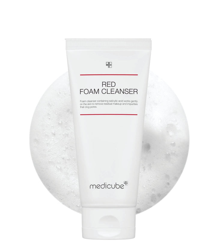 Medicube Red Foam Cleanser Korean skincare 120ml oz.