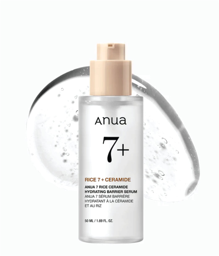 Anua Rice Ceramide 7 Hydrating Barrier Serum Korean Skincare 50ml / 1.69 fl. oz.