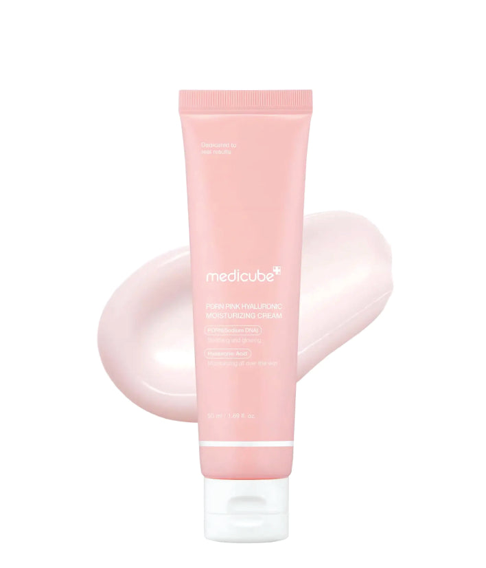 Medicube PDRN Pink Hyaluronic Moisturizing Cream Korean Skincare 50ml / 1.69 fl. oz.