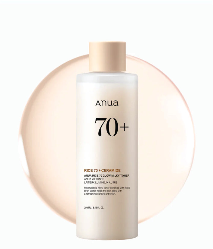 Anua Rice 70 Glow Milky Toner Korean Skincare 250ml / 8.45 fl. oz.