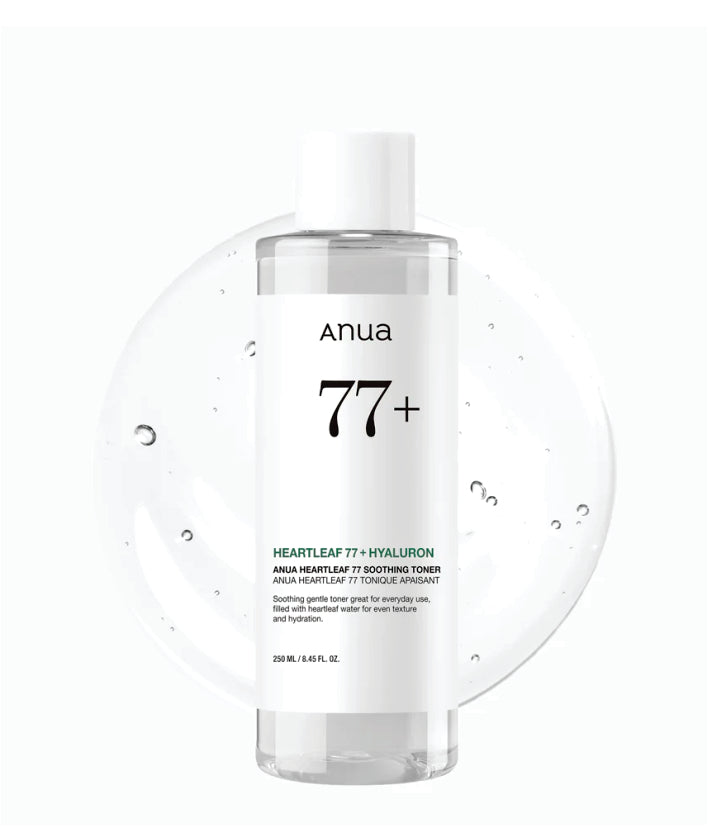 Anua Heartleaf 77 Soothing Toner Korean Skincare 250ml / 8.45 fl. oz.