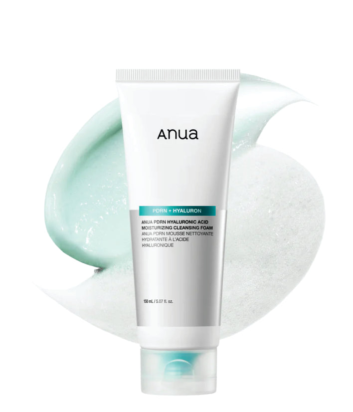 Anua PDRN Hyaluronic Acid Moisturizing Cleansing Foam Korean Skin Care 150ml / 5.07 fl. oz.