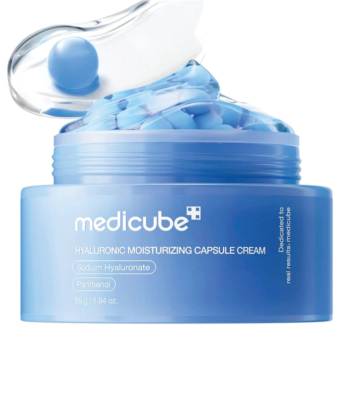 Medicube Hyaluronic Acid Capsule Cream Korean skincare 55g / 1.94 oz.