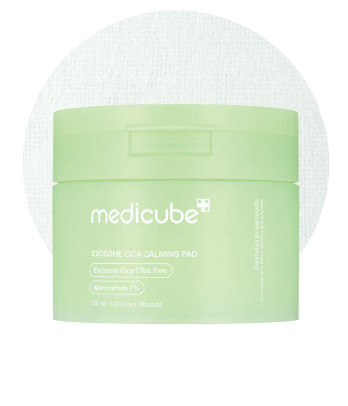 Medicube, Exosome Cica Calming Toner  Pad, 100 Pads, Korean skincare 5.07 fl oz (150 ml)