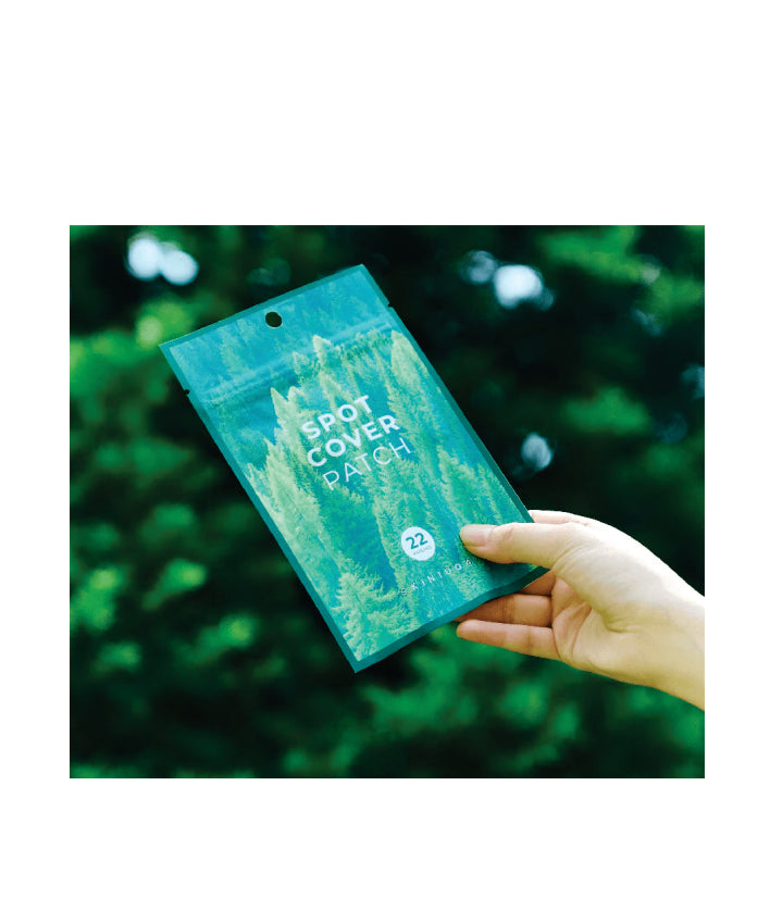 Skin1004 Centella Tea-Trica Spot Cover Patch Ultra-thin Hydrocolloid Pimple Patch Korean Skincare 1 Pack 22EA