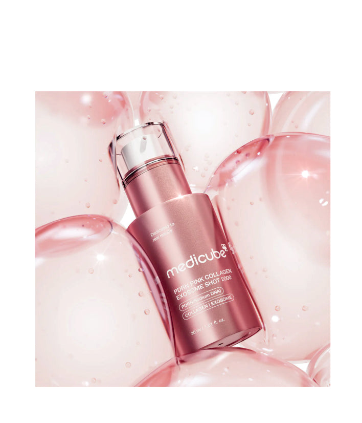 Medicube PDRN Pink Collagen Exosome Shot 2000 Korean Skincare 30ml / 1.01 fl. oz.