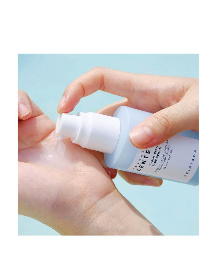 Skin1004 Hyalu-Cica Blue Serum All-in-one Centella Lightweight Hydrating Serum Korean Skincare  50ml / 1.69 fl. oz.