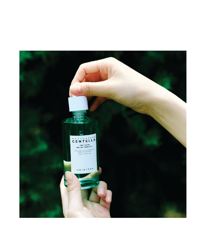 Skin1004 Centella  Tea-Trica Relief Ampoule Acne Skin Relief Ampoule Korean Skincare 100ml / 3.59 fl. oz