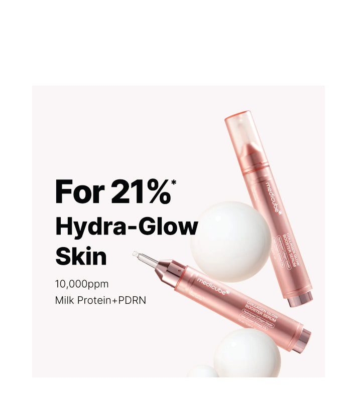 Medicube Collagen Glow Booster Milk Serum Korean Skincare 15ml 0.50 fl. oz.