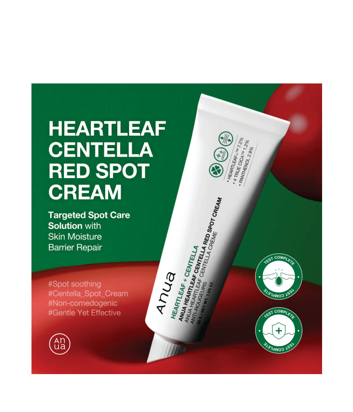 Anua Heartleaf Centella Red Spot Cream Korean Skincare 30g