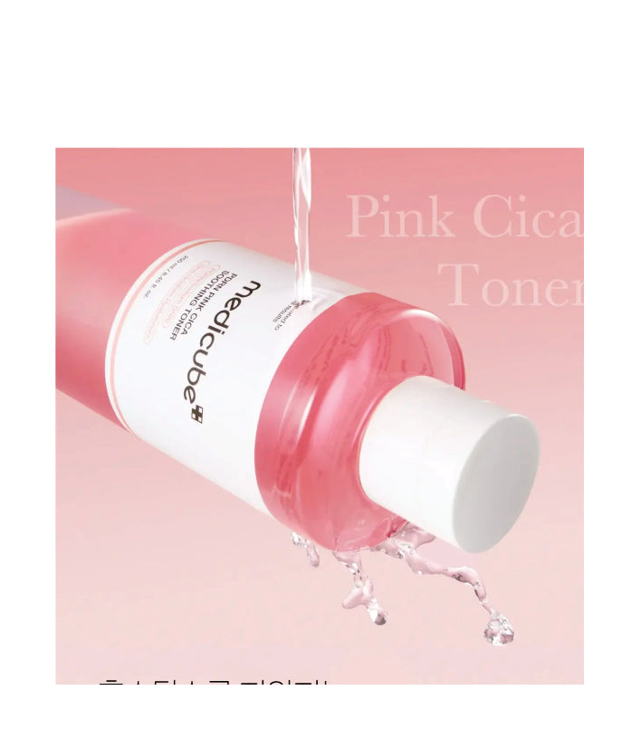 Medicube PDRN Pink Cica Shooting Toner  Peptide Toner Korean Skincare 250ml / 8.45 fl. oz.