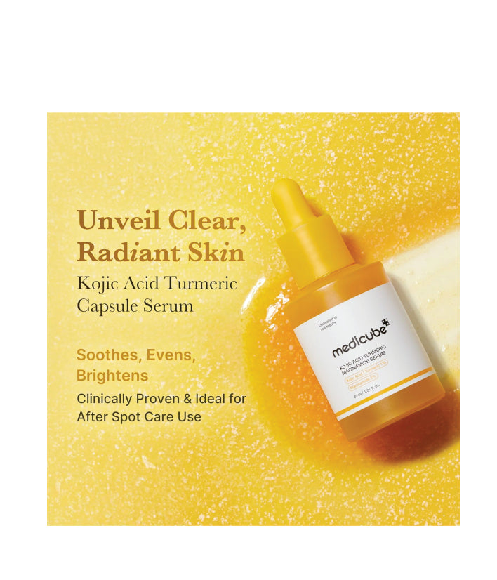 Medicube Kojic Acid Turmeric Capsule Serum Korean skincare 30ml / 1.01 fl. oz.