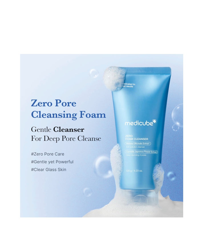 Medicube Zero Foam Cleanser Korean skincare 120g / 4.23  oz.