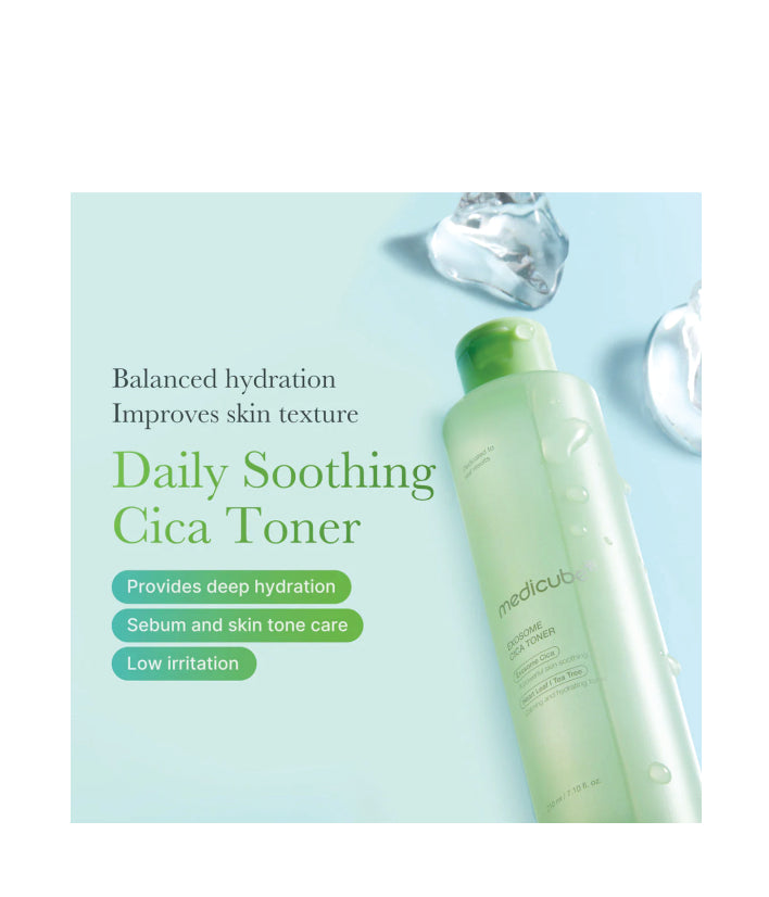 Medicube Exosome Cica Toner Korean Skincare 210ml / 7.10 fl. oz.