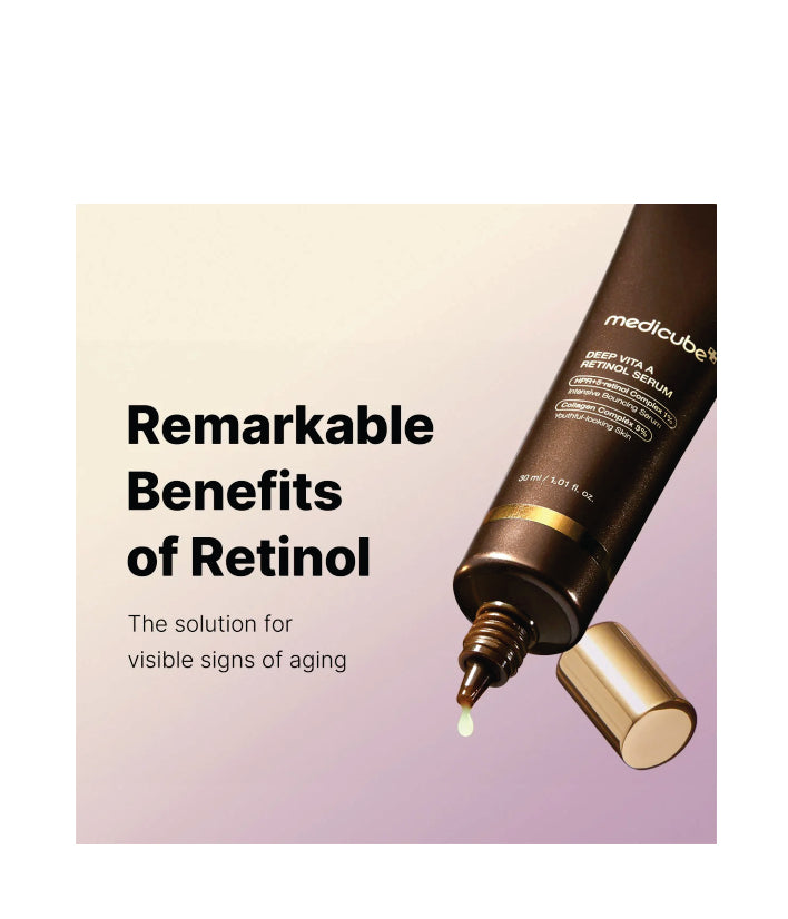 Medicube, Deep Vita A Retinol Serum, Korean skincare 1.01 fl oz (30 ml)