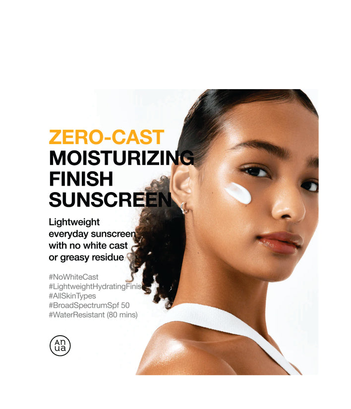 Anua Zero-cast Moisturizing Finish Sunscreen Korean Skincare 50ml / 1.69 fl.oz.