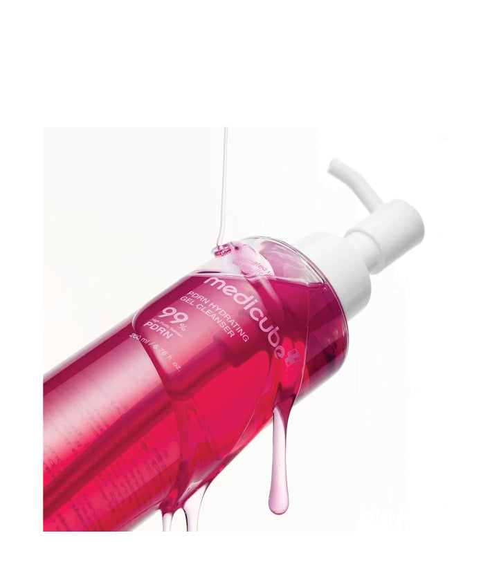Medicube PDRN Hydrating Pink Gel Cleanser Korean Skincare 200ml / 6.76 fl. oz.