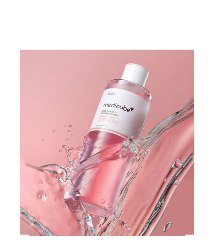Medicube PDRN Pink Cica Shooting Toner  Peptide Toner Korean Skincare 250ml / 8.45 fl. oz.