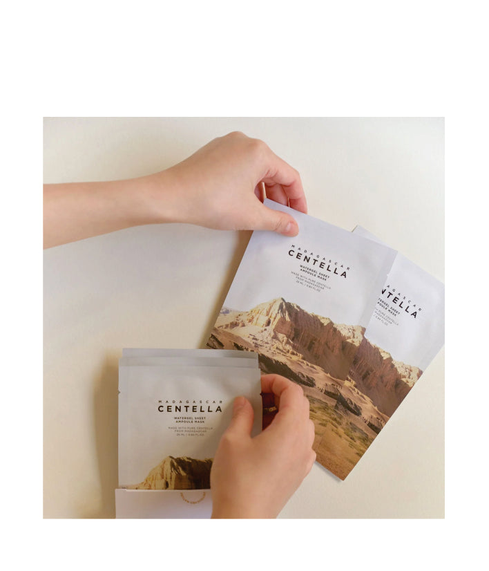 Skin1004 Centella Centella Watergel Sheet Ampoule Mask Soothing Ampoule Sheet Mask Korean Skincare 25ml
